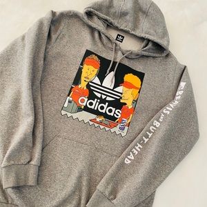 Beavis and Butthead Adidas Hoodie Sweatshirt